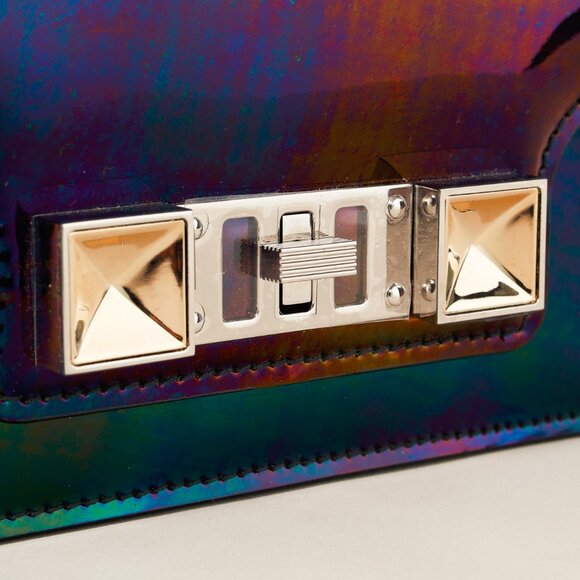 Proenza Schouler PS11 Oil Slick Leather Chain Wallet - Picture 8 of 13